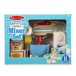 Melissa & Doug - Wooden Make-a-Cake Mixer Set