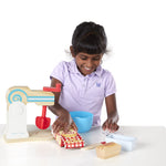 Melissa & Doug - Wooden Make-a-Cake Mixer Set