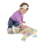 Melissa & Doug - First Play Wooden Safari Chunky Puzzle