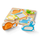 Melissa & Doug - Peek A Boo Touch Feel Puzzle