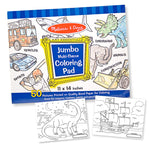 Melissa & Doug - Jumbo Coloring Pad - Blue (11