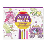 Melissa & Doug - Jumbo Coloring Pad - Princess Fairy