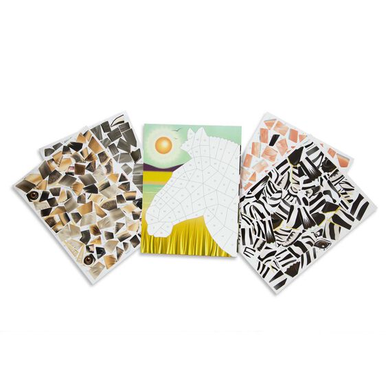 Melissa & Doug - Mosaic Sticker Pad - Safari Animals