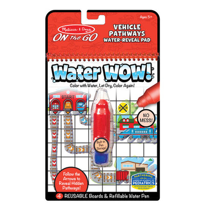Melissa & Doug - Water Wow - Vehicles Pathways