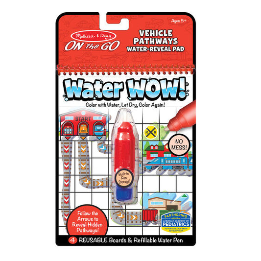 Melissa & Doug - Water Wow - Vehicles Pathways