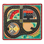 Melissa & Doug - Round the Speedway Race Track Rug