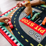 Melissa & Doug - Round the Speedway Race Track Rug