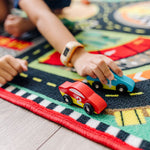 Melissa & Doug - Round the Speedway Race Track Rug