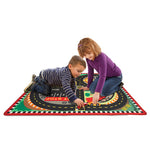 Melissa & Doug - Round the Speedway Race Track Rug