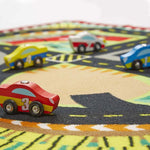 Melissa & Doug - Round the Speedway Race Track Rug