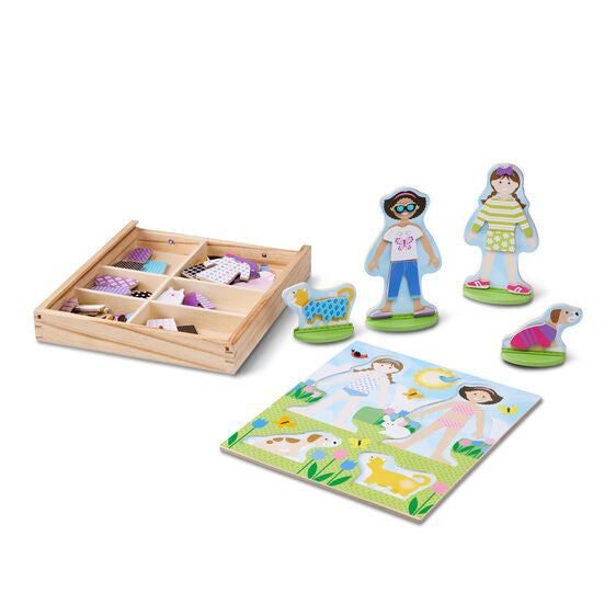 Melissa & Doug - Best Friends Magnetic Dress Up Play Set