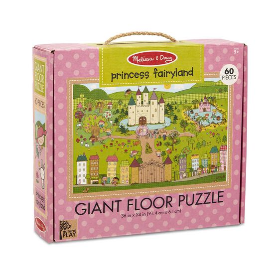 Melissa & Doug - NP Giant Floor Puzzle - Princess Fairyland