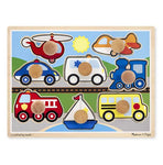 Melissa & Doug - Vehicles Jumbo Knob Puzzle