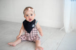 Copper Pearl - Baby Bandana Bibs Black Basics