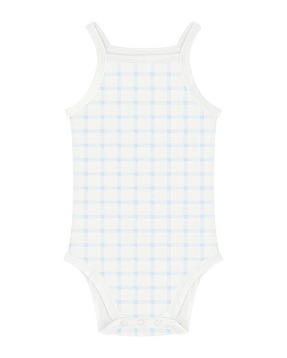 Aime Child - Gingham Sleeveless Undershirts - Boys