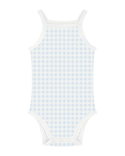 Aime Child - Gingham Sleeveless Undershirts - Boys