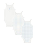 Aime Child - Gingham Sleeveless Undershirts - Boys