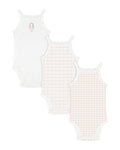 Aime Child - Gingham Sleeveless Undershirts - Girls